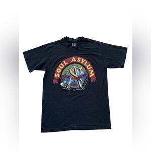 Vintage 1992 Medium Soul Asylum Grave Dancers Union Single Stitch Concert Tee